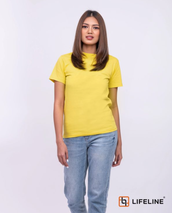 Lifeline Round neck T-shirt (Canary Yellow)