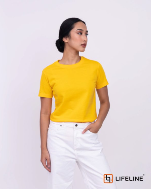 Lifeline Round neck T-shirt (Gold Yellow)