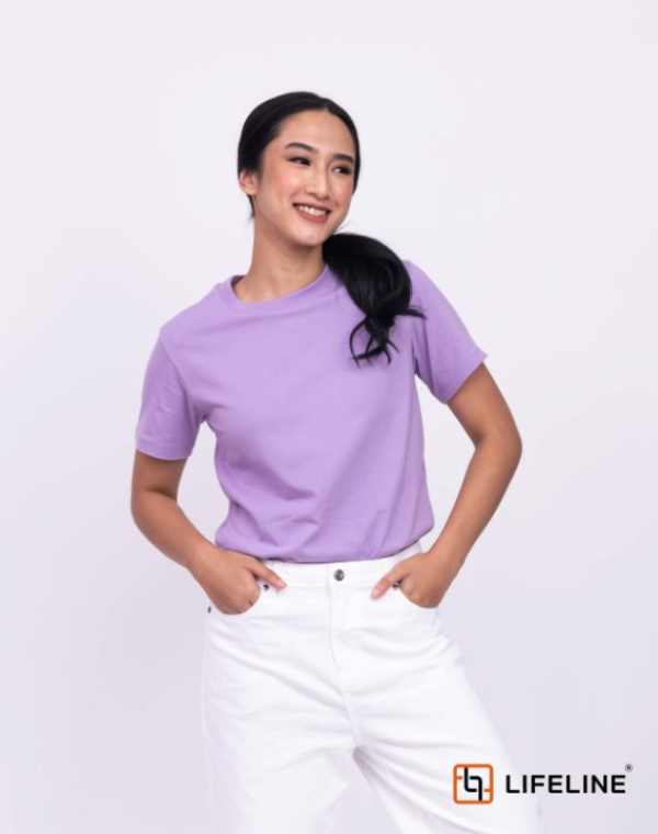 Lifeline Round neck T-shirt (Lavender)