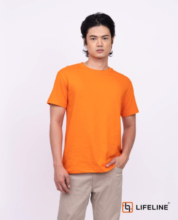 Lifeline Round neck T-shirt (Orange)