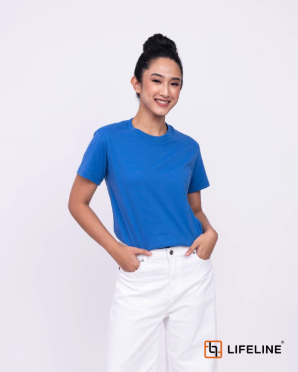 Lifeline Round neck T-shirt (Cobalt)